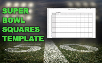 Super Bowl Squares Template Excel Templates