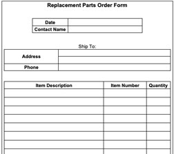 order form template excel