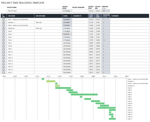 Project-Time-Tracking-Template | ExcelTemplate