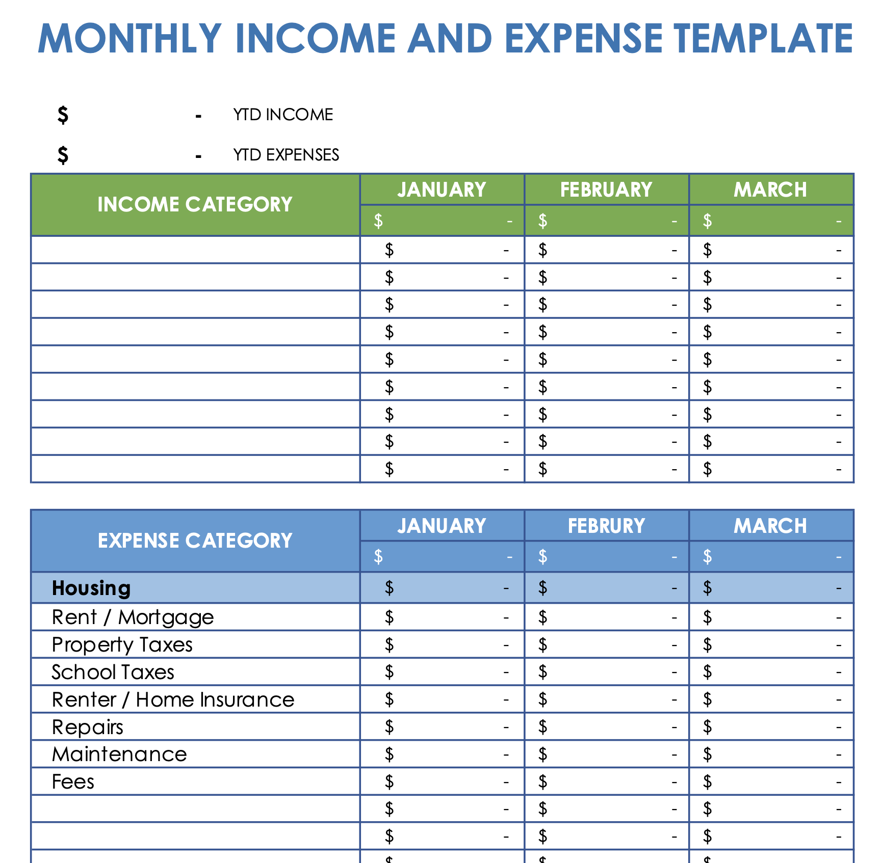 Employee Expense Report Template Excel Templates