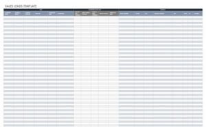 Sales Lead Tracking Spreadsheet | Excel Templates