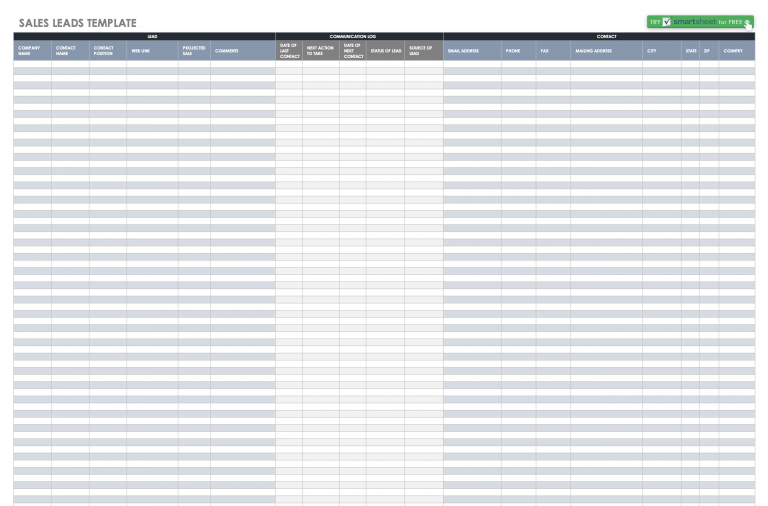 Sales-Lead-Tracking-Spreadsheet | ExcelTemplate