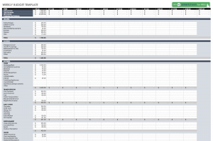 Weekly-Expense-Report-Template-1 | ExcelTemplate